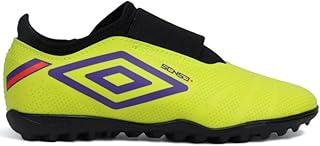 Chuteira Umbro Sense Society Juvenil Verde Fluorescente
