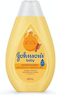 Condicionador Infantil Johnson's Baby Regular 400 ml, Amarelo com 30.58% de desconto por R$ 27,76 na amazon