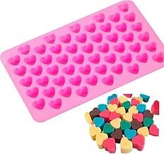 Forma Em Silicone Coração Bala Gummy Confeitar 55 Cavidades