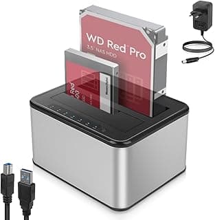 Dock Station, Dockstation, Case Hd Externo 3.5, Doc Station, Estação de Ancoragem de Disco Rígido, para Backup Leitura Clonagem de Arquivos Duplicação