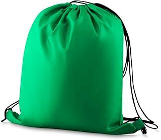 Mochila Saco Esportiva em Poliéster 210D, 40x35cm, Multicolorida, com Cordão Ajustável, Kit com 5 Cores