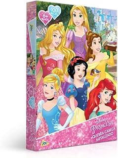 Toyster - Quebra-cabeça: Princesa - 100 peças metalizado - Disney - JAK