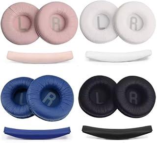 Kit Almofada Espuma Para Jbl Tune600 T450 T450bt T500 T500bt T510bt T520bt (Preto)