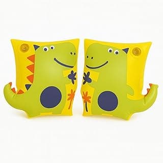 Boia de Braço Infantil Inflável Dinossauro para Piscina e Praia Flutuador Infantil para Natação e Diversão com 24.1% de desconto por R$ 18,90 na amazon