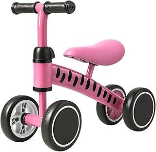 Bicicleta de Equilibrio Andador Infantil sem Pedal para Crianças (Rosa)