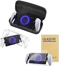 Case Compatível Com PS5 Portal Preto + Película De Vidro + Capa Acrílico