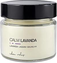Vela aromática perfumada de Lavanda, IDEA VELAS 150g, cera vegetal, Calm Lavanda