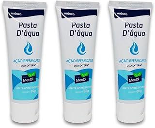 3 Pasta D’Água com Mentol Calmante Secativa Refrescante 240g