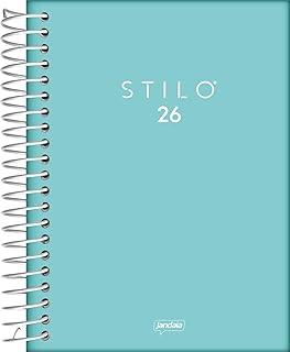 Jandaia - Agenda Espiral Diária 133X178mm 352Pgs Stilo Verde 2026