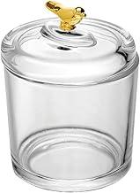 WOLFF - Pote com Tampa Golden Bird 10,5cm x 14,5cm Cristal Ecológico