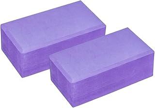 Kit 2x Bloco Tijolo de Yoga e Pilates | EVA Alta Densidade 500g | Bloquinho Funcional RPG Fitness Fisioterapia Suporte Alinhamento