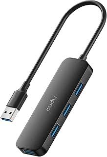 Hub USB Cudy UH40A 4 Portas USB 3.0 5 Gbps Preto