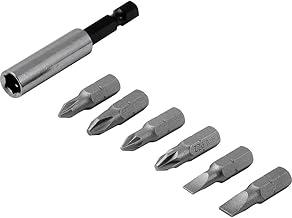 Jogo De Bits/Ponteiras, Com 7 Peças, Encaixe Sextavado 1/4", Vonder.