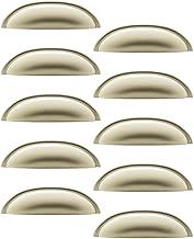 Kit 25 Puxador Concha Puxadores De Gaveta Armario Móvel Armario (Dourado Fosco)