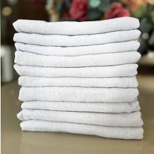 Kit 10 Pano de Chão Grande 100% Algodão - Alvejado, Boa Absorção, Ensacamento Duplo, Fácil de Lavar - Tamanhos 75x50 cm