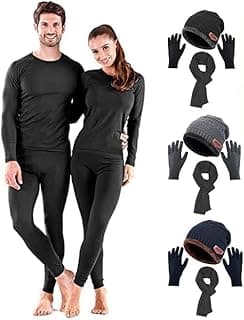 Kit Frio Conjunto Termico Pelinho Elasticidade Segunda Pele Unissex com touca luva e cachecol (GG)