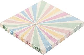 Guardanapo De Papel Decorado 33Cm Folha Dupla Prata Festas (Candy color)