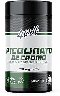 4well Picolinato de Cromo 250mcg - 60 Cápsulas