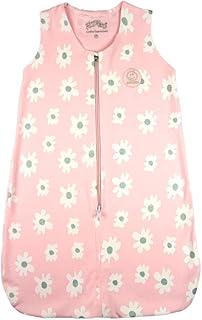 Saco de Dormir para Bebê Pijama Suedine Algodão Fio 40 Estampado Flores - Rosa