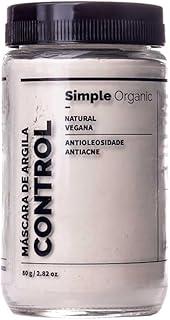 Mascara de Argila Control Simple Organic (80g)