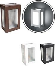 Arandela Externa 5 Vidros Alumínio Muro Parede E27 Ar2015 (Marrom)