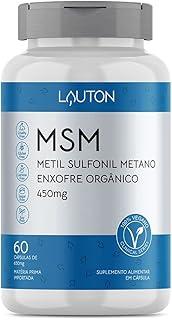 MSM - Enxofre Orgânico 450mg 60 Cps - Lauton