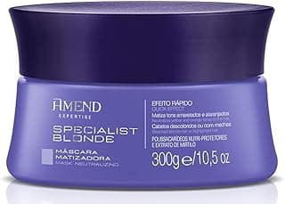 Máscara Matizadora Specialist Blonde Amend 300g com 8.26% de desconto por R$ 31,19 na amazon