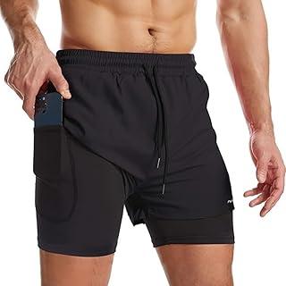 Bermuda Shorts 2 Em 1 Masculino Academia Dryfit Treino