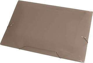 Pasta Aba Elastica Plastica Oficio Fume - Pacote com 10, ACP, 1021FM, Fume, pacote de 10