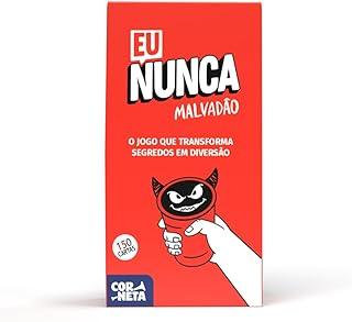 Jogo Eu Nunca Malvadão Deluxe, Jogo para amigos, Perfeito para Aniversários, Churracos, Esquentas, Eventos, 2-10 Jogadores