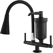 Torneira Bancada Cozinha Com Filtro Flexível Gourmet Preta Pia Mesa