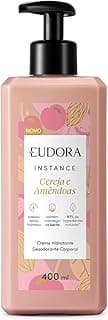 Eudora Creme Hidratante Desodorante Corporal Instance Cereja e Amêndoas 400ml com 32.08% de desconto por R$ 35,99 na amazon