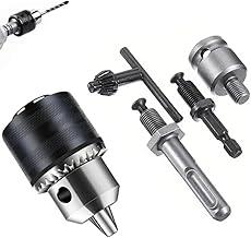 Kit 5 Peças Mandril com Adaptador para Furadeira Chave 1.5-13mm Rosca 1/2