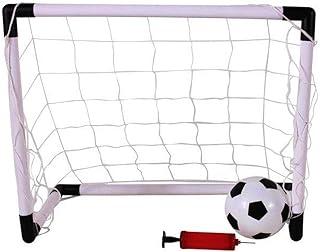 Brinquedo Futebol Gol 2 em 1 com Trave Bola e Bomba de Ar, DM Toys