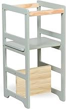 Decoratta Torre De Aprendizagem Montessori 4 Em 1 Laqueada Verde Cha