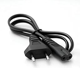 Cabo de Força Energia Bipolar 2 Pinos 1,5m Bivolt Universal Compatível com PC Monitor, TV, Impressora, Notebook Fonte de Alimentação Computador Estabilizador Equip Eletrônicos e Periféricos PS3 PS4