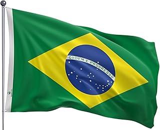 Bandeira do Brasil Oficial estampada dupla face - 0,90x1,28m