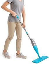 Mop Esfregão Spray com Reservatório para Água e Detergente, Rodo com Pano de Microfibra, Sistema de Limpeza Rápida, Limpa e Seca