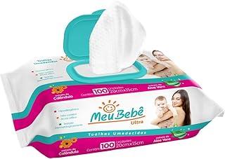 Toalhas Umedecidas Meu Bebê Ultra 100 unidades