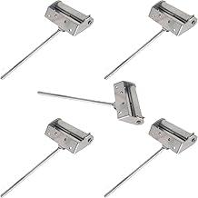 Kit 5 Mola Aérea Leve com Fechamento Automático para Porta Prata - Starfer