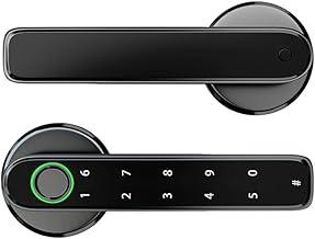 Fechadura Digital Biométrica Smart Preto Fosco Impressão Digital, Senha, Cartão, Chave, Alta Segurança