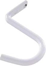 The Hillman GroupThe Hillman Group 853037 Suporte central de varão de armário de 3,15 cm - Acabamento branco, pacote com 1