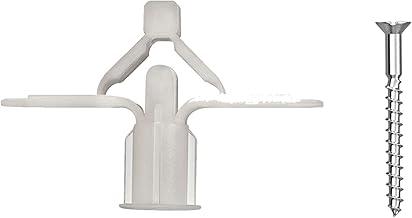 Sforplast Sfor | Bucha Fly 2 + Parafuso Madeira Philips 4 2X55 | 25 Peças | Bucha Para Placa De Gesso Drywall Forro E Teto De Gesso