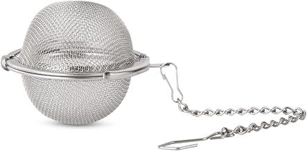 Moncloa Infusor Bubble em Aço Inox para Chá a Granel | Filtro Esfera com Microfuros Precisos para Folhas, Ervas Soltas | Reutilizável, Sustentável e Fácil de Limpar | Ideal para Xícara, Caneca ou Bule