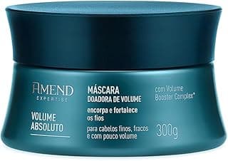 Máscara Amend, Doadora De Volume Expertise Volume Absoluto, 300g com 20.04% de desconto por R$ 39,90 na amazon