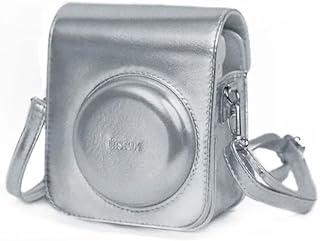 Bolsa Estojo Protetor Prata Metálico para Câmera Instantânea Mini 12, Capa de Bolsa de Couro PU Premium Com Alça de Ombro Ajustável Removível, Estojo Fofo para Câmera Instantânea, Original