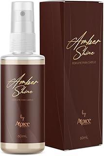 Ápice Perfume Capilar Amber Shine | Fragrância Duradoura com Vanila, Âmbar e Violeta | Brilho e Proteção para os Fios | 60ml