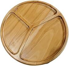 Tábua de Frios e Petisqueira em Madeira - Design com 3 Cavidades para Servir Petiscos e Delícias