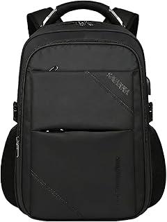 Mochila de Tecido 900D À Prova d'Água com Carregamento USB - Masculina Feminina, Grande Capacidade para Notebook, Ideal para Negócios, Viagens e Escola