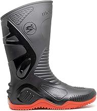 Bota de PVC Preta c/ Solado Vermelho Motosafe N°41 - BRACOL